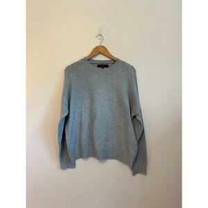 Vero Moda Textured Knit Crew Neck Drop Shoulder Sweater | Size Large